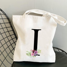 Load image into Gallery viewer, Summer New Flower Letter Bolsa Feminina Shoulder Canvas Bags Large Capacity Wild Messenger Bag Cute Fun Handbag
