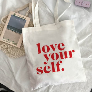 Van Gogh shopping Bag Art Oil Painting Graphic Canvas Shoulder Bag Cute Female Harajuku Ulzzang Grunge Tote Shopper Bag