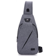 Load image into Gallery viewer, TINYAT Sling bag For 7.9 pad Black Casual Functional Men Chest Bag Pack dual earphone jack Men Shoulder Messenger Bags Pack Bag
