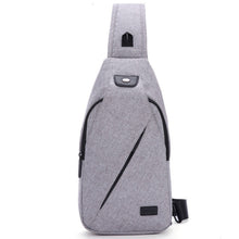 Load image into Gallery viewer, TINYAT Sling bag For 7.9 pad Black Casual Functional Men Chest Bag Pack dual earphone jack Men Shoulder Messenger Bags Pack Bag
