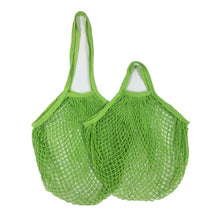 Load image into Gallery viewer, 20 Colors Reusable Shopping Bags Portable Net Bag Fruit Vegetable Storage Eco-friendly Cotton foldable Mesh Bag for Shopping
