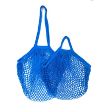 Load image into Gallery viewer, 20 Colors Reusable Shopping Bags Portable Net Bag Fruit Vegetable Storage Eco-friendly Cotton foldable Mesh Bag for Shopping
