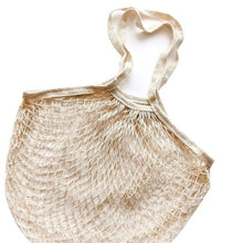 Load image into Gallery viewer, Totes Mesh Bag Cotton String Produce Shopping Turtle-bags Grocery Long Handle Net Shoulder-Bag Fruit Vegetable Reusable
