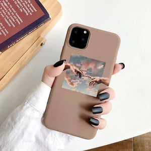 TPU Phone Case For iPhone 12 XR XS 7 8 Plus 6 6S SE 2020 12pro Heart Cartoon Milk Tea Cover For iPhone 11 Pro Max Shell Fundas