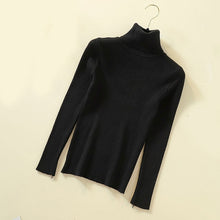 Load image into Gallery viewer, JMPRS Turtleneck Women Pullover Sweater Spring Jumper Knitted Basic Top Fashion Autumn Long Sleeve Korean Ladies Clothes 2021
