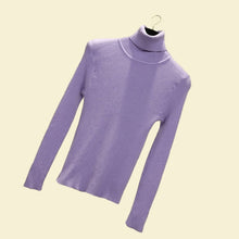 Load image into Gallery viewer, JMPRS Turtleneck Women Pullover Sweater Spring Jumper Knitted Basic Top Fashion Autumn Long Sleeve Korean Ladies Clothes 2021
